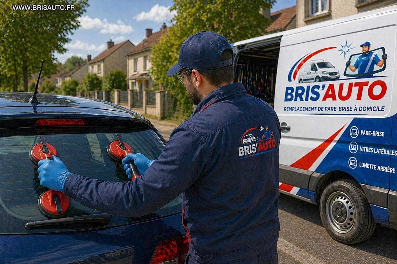 Remplacement de lunette arrière